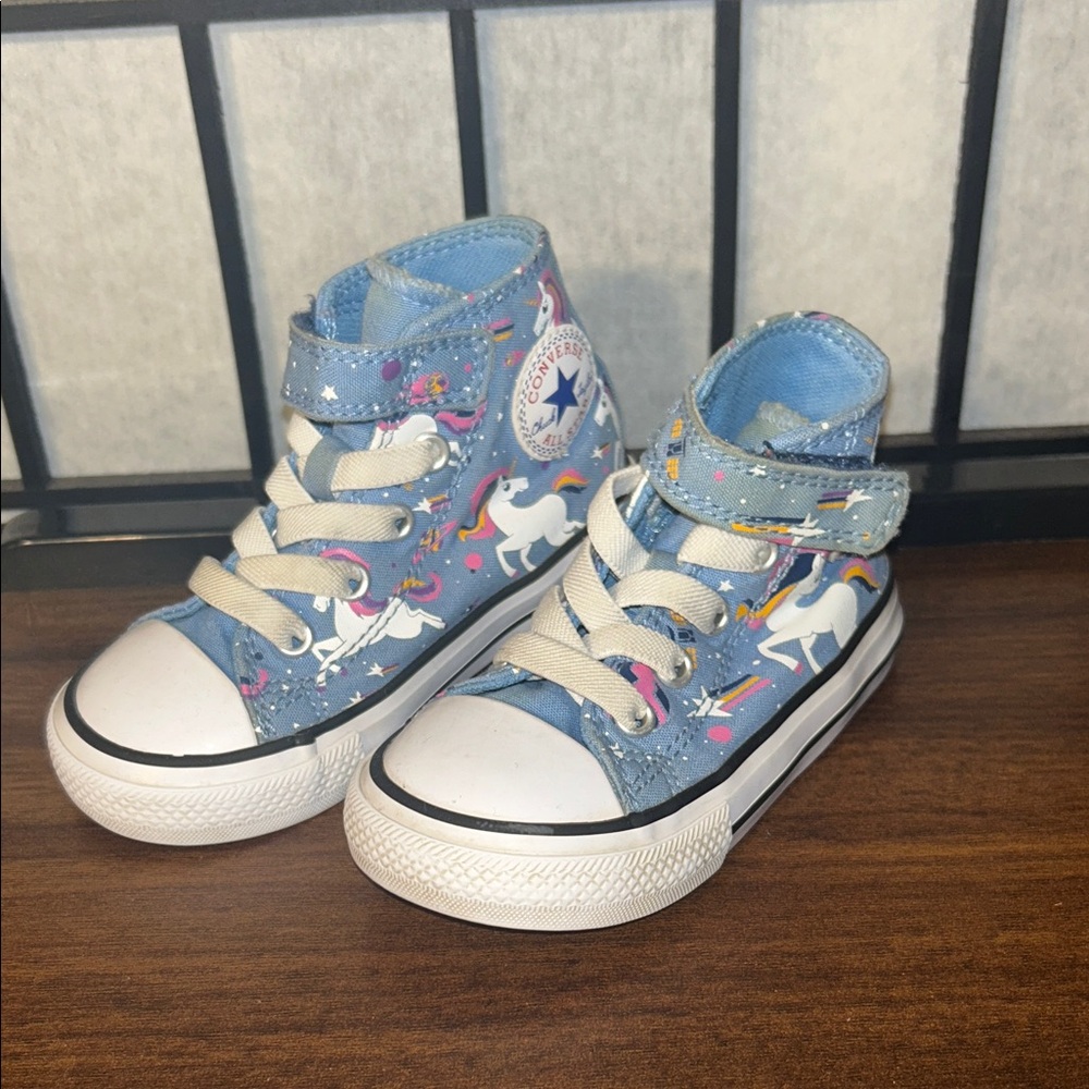 Converse Kids' Blue Unicorn High-Tops